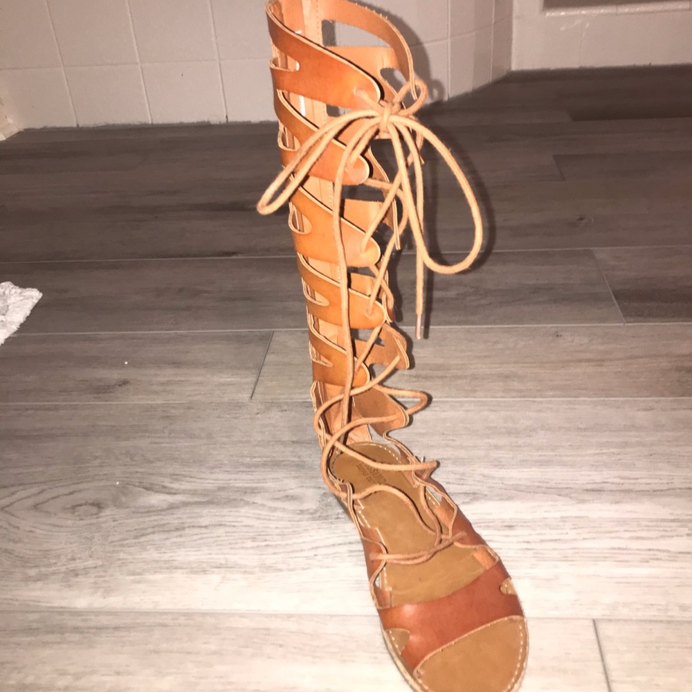 Cute tall gladiator sandals